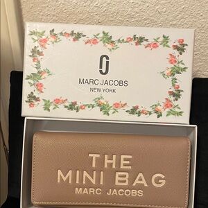 Mini Bag Wallet in Taupe Beige. Closet clearout no returns.